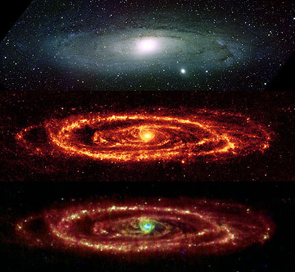 Forr�s: NASA, JPL-Caltech, K. Gordon, University of Arizona, NOAO